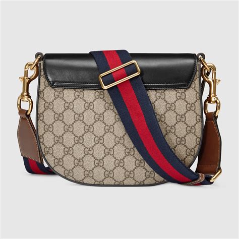 gucci print shoulder bag|gucci shoulder bags.